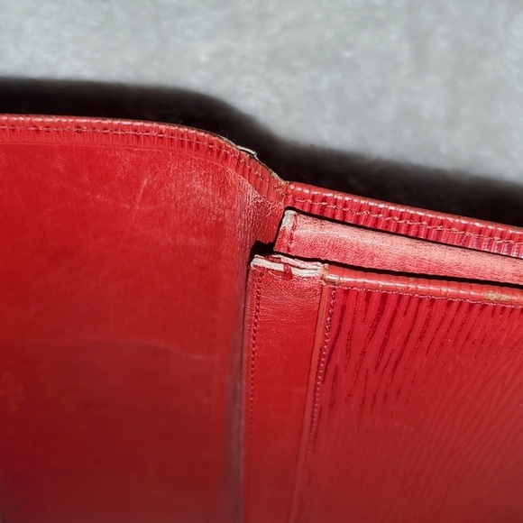 Louis Vuitton Red Epi Long Wallet Pouch - Picture 13 of 14